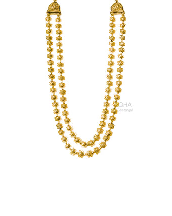 Bakuli Haar Gold Plated [ Double Layered ] By Moha