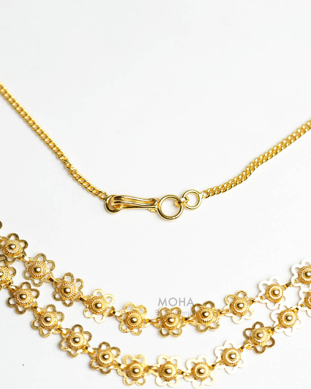 Bakuli Haar Gold Plated [ Double Layered ] By Moha