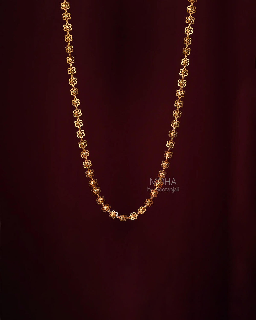 bakuli haar gold plated single layered by moha