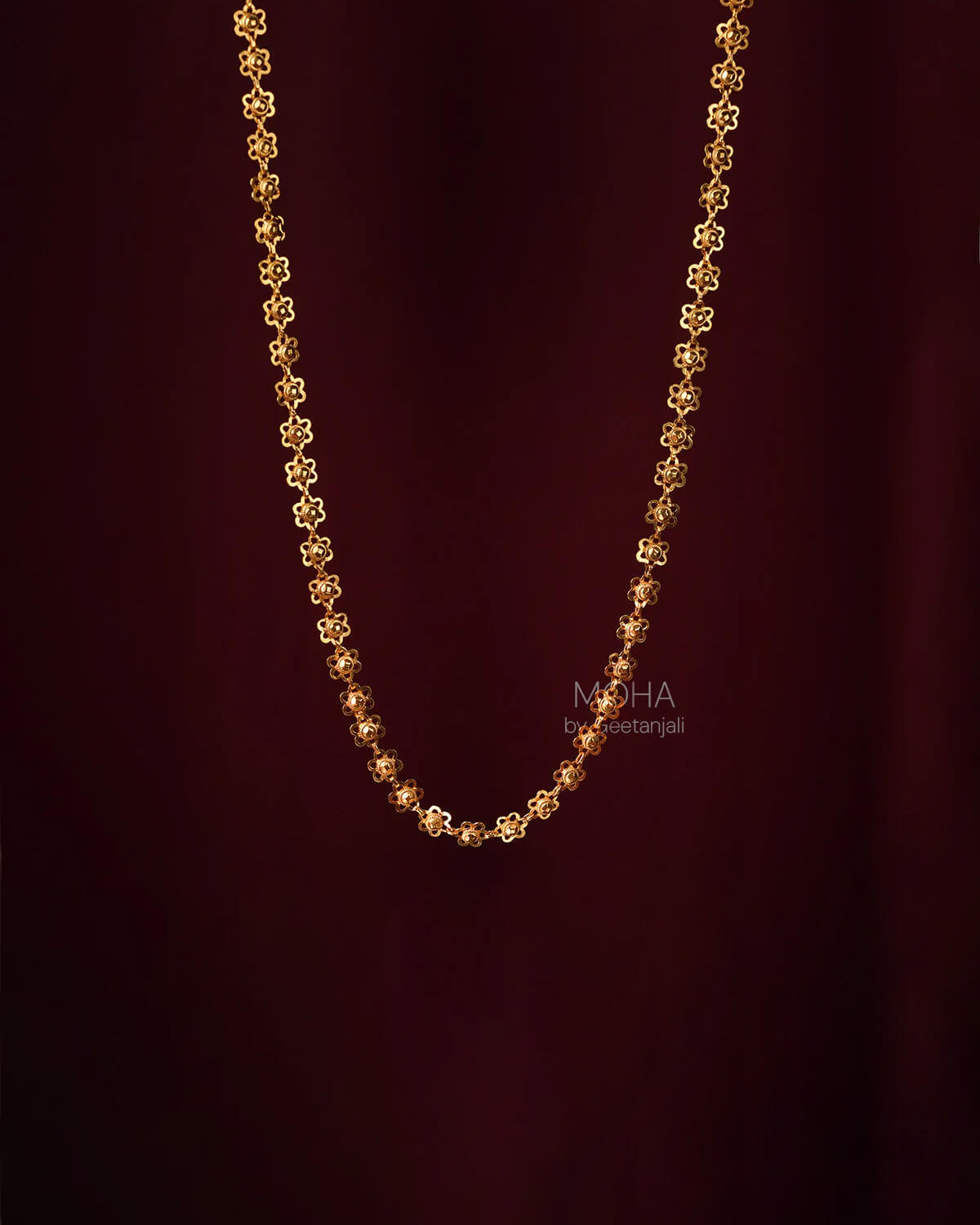bakuli haar gold plated single layered by moha