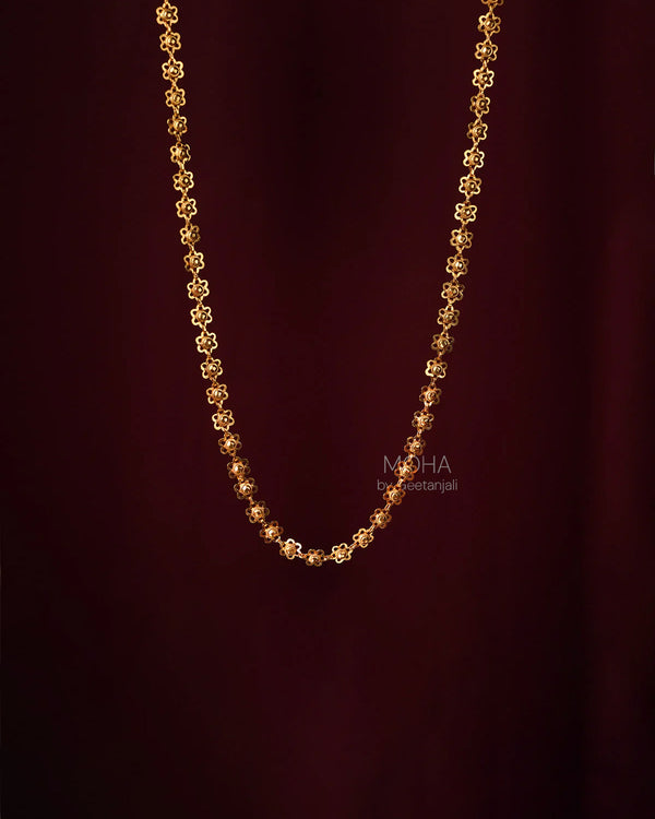 Bakuli Haar Gold Plated [ Single Layered ] By Moha