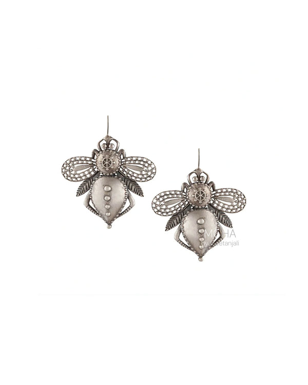 Bhawara Silver Earrings by MOHA
