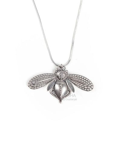 Bhawara Silver Chain Pendant by MOHA