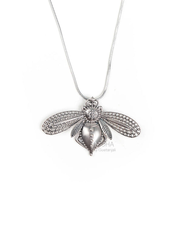 Bhawara Silver Chain Pendant by MOHA