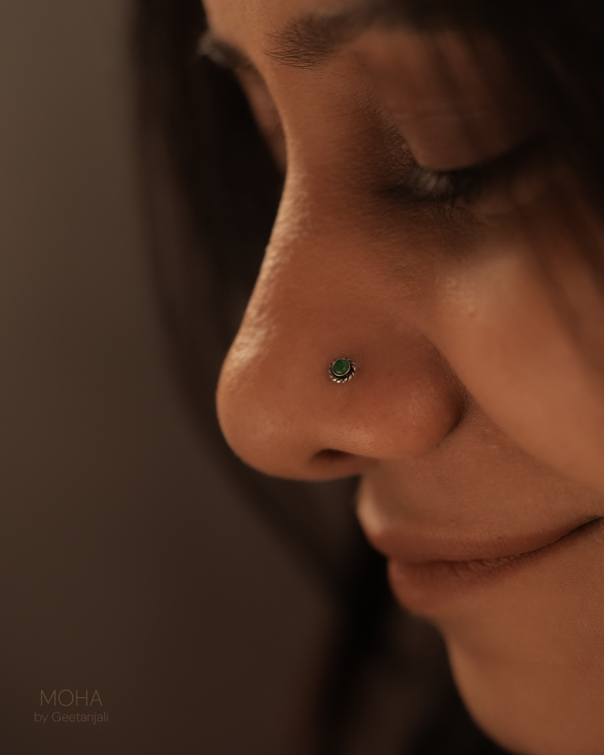 Bindu Silver Nosepin by MOHA