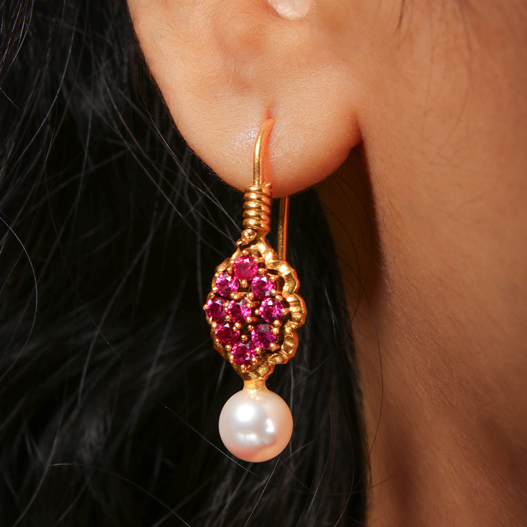 Kusum Silver Earrings By MOHA