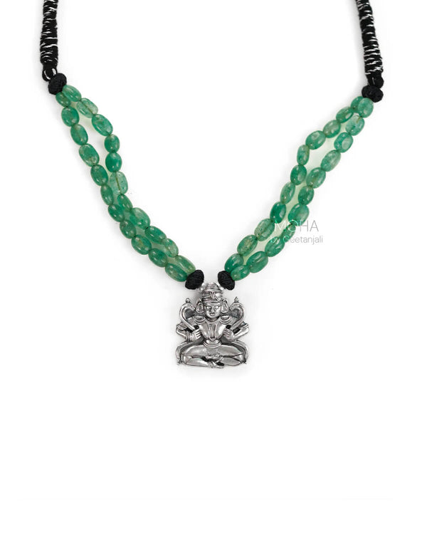 Brahmini Maya Silver Necklace By Moha