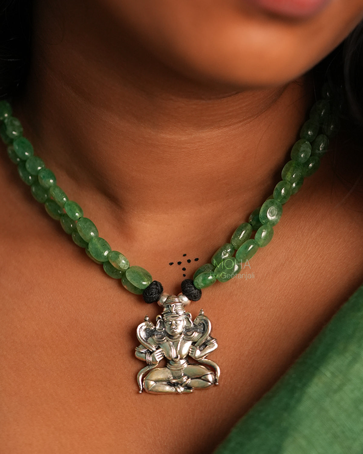 Brahmini Maya Silver Necklace By Moha