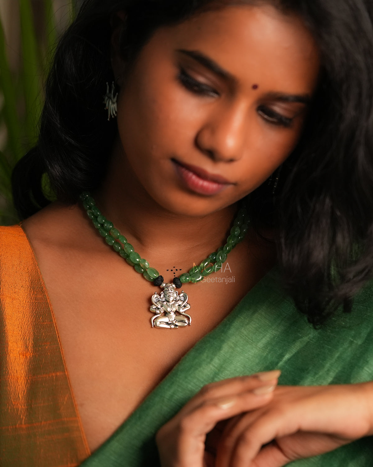 Brahmini Maya Silver Necklace By Moha