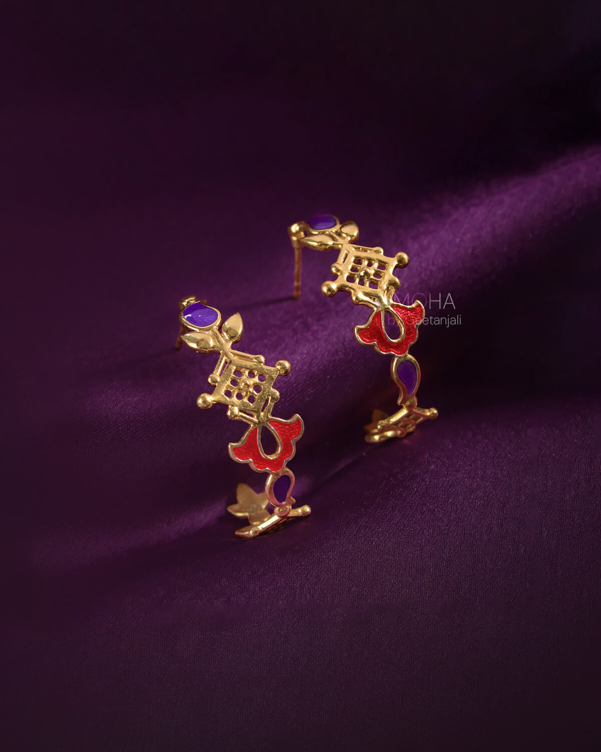 Buti Hoop Silver Earrings By Moha