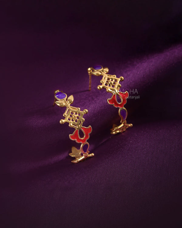 Buti Hoop Silver Earrings By Moha