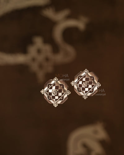 Chak Silver Studs by MOHA