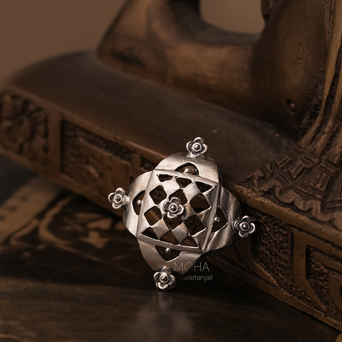 Chak Silver Pendant by Moha (Only Pendant)