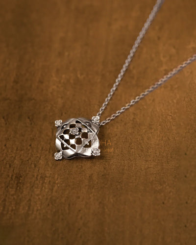 Chak Silver Pendant with chain by MOHA