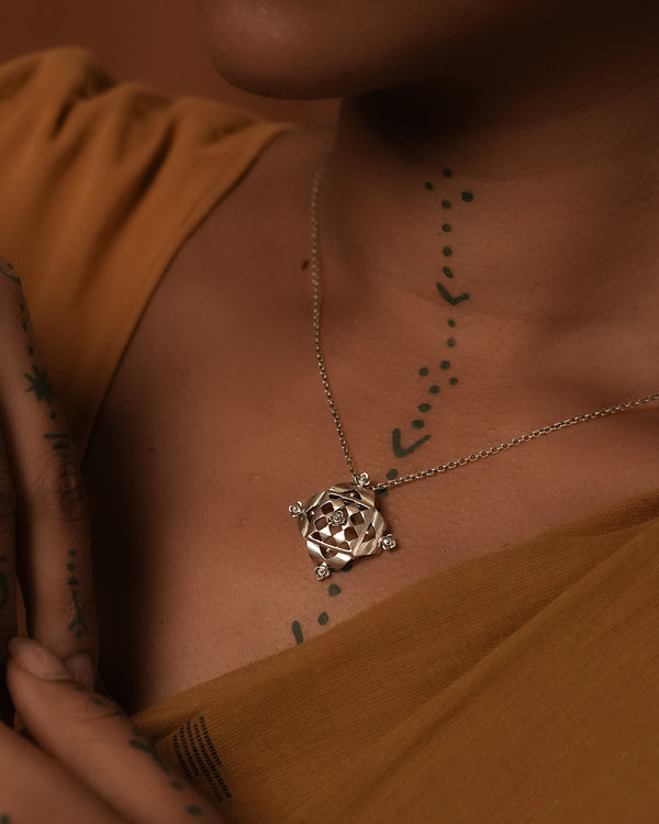 Chak Silver Pendant by Moha (Only Pendant)