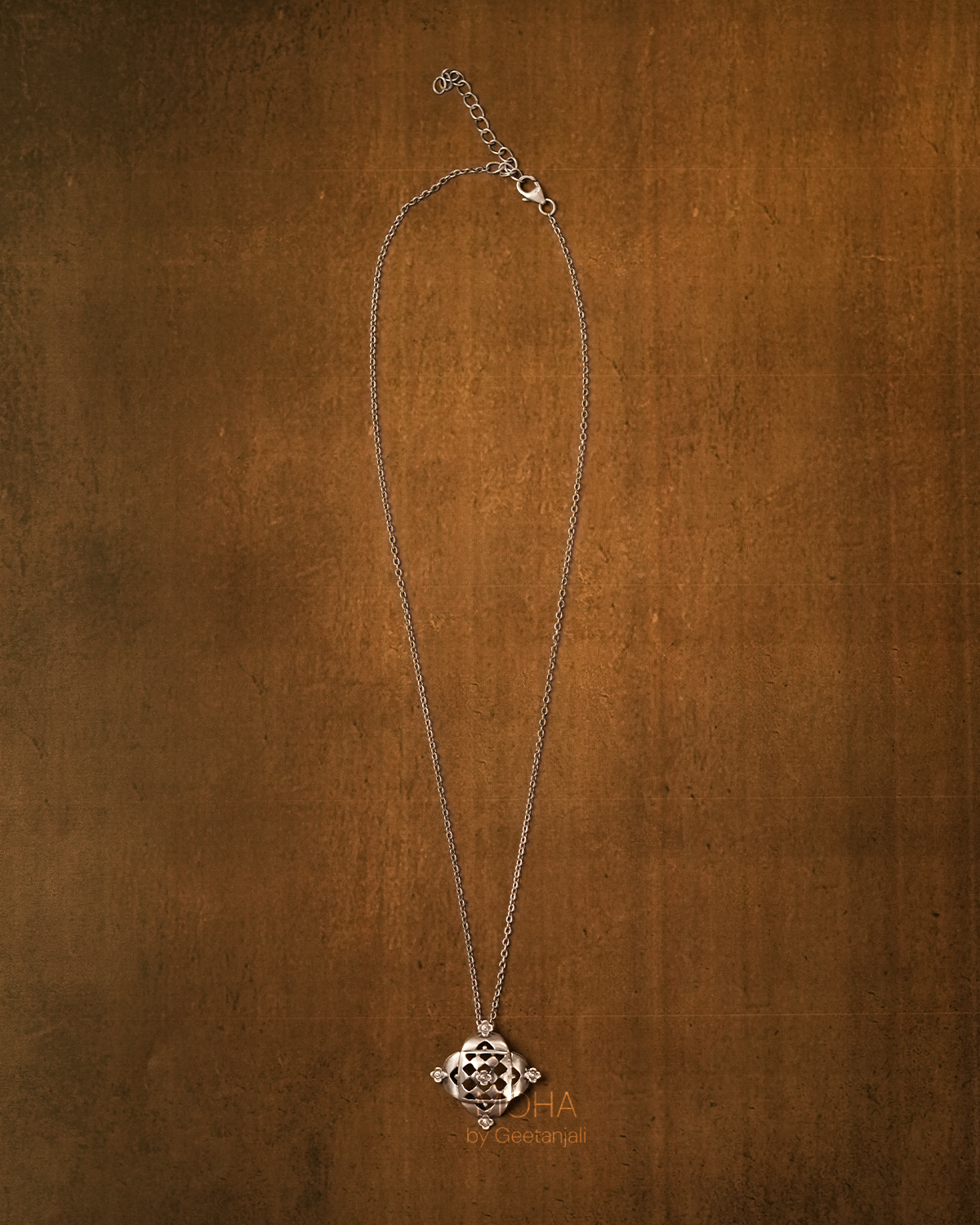 Chak Silver Pendant with chain by MOHA