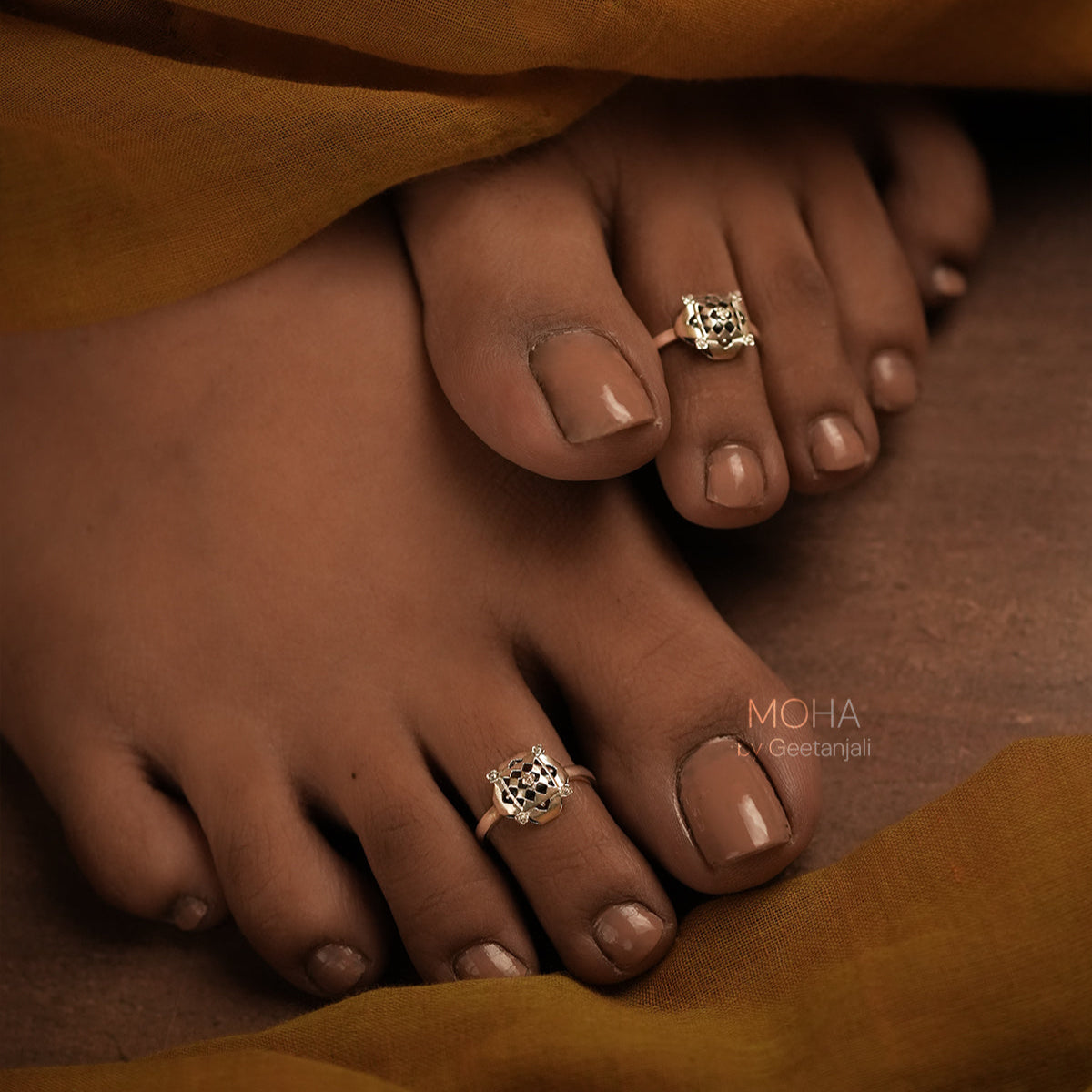 Chak Silver Toe ring by MOHA