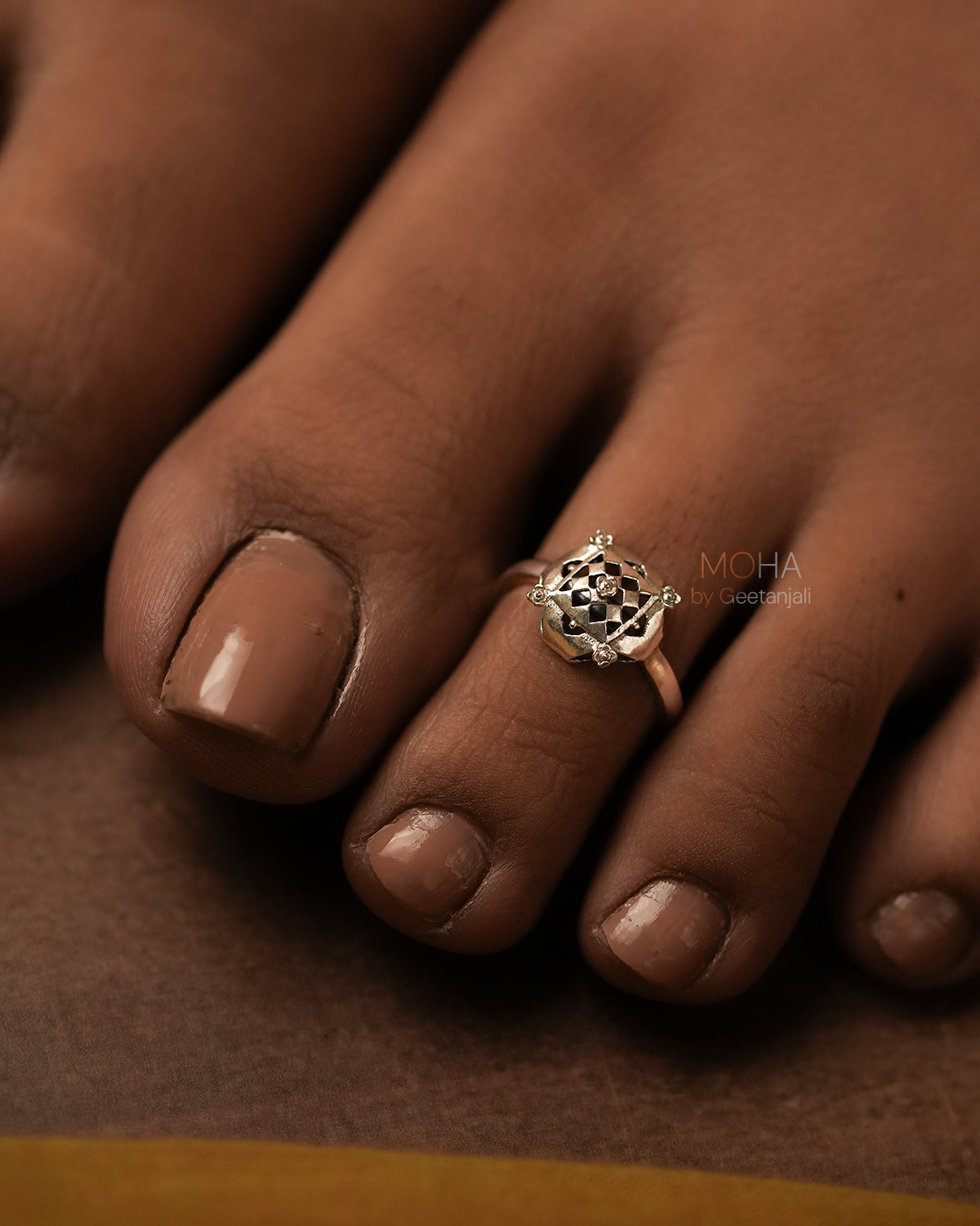 Chak Silver Toe ring by MOHA