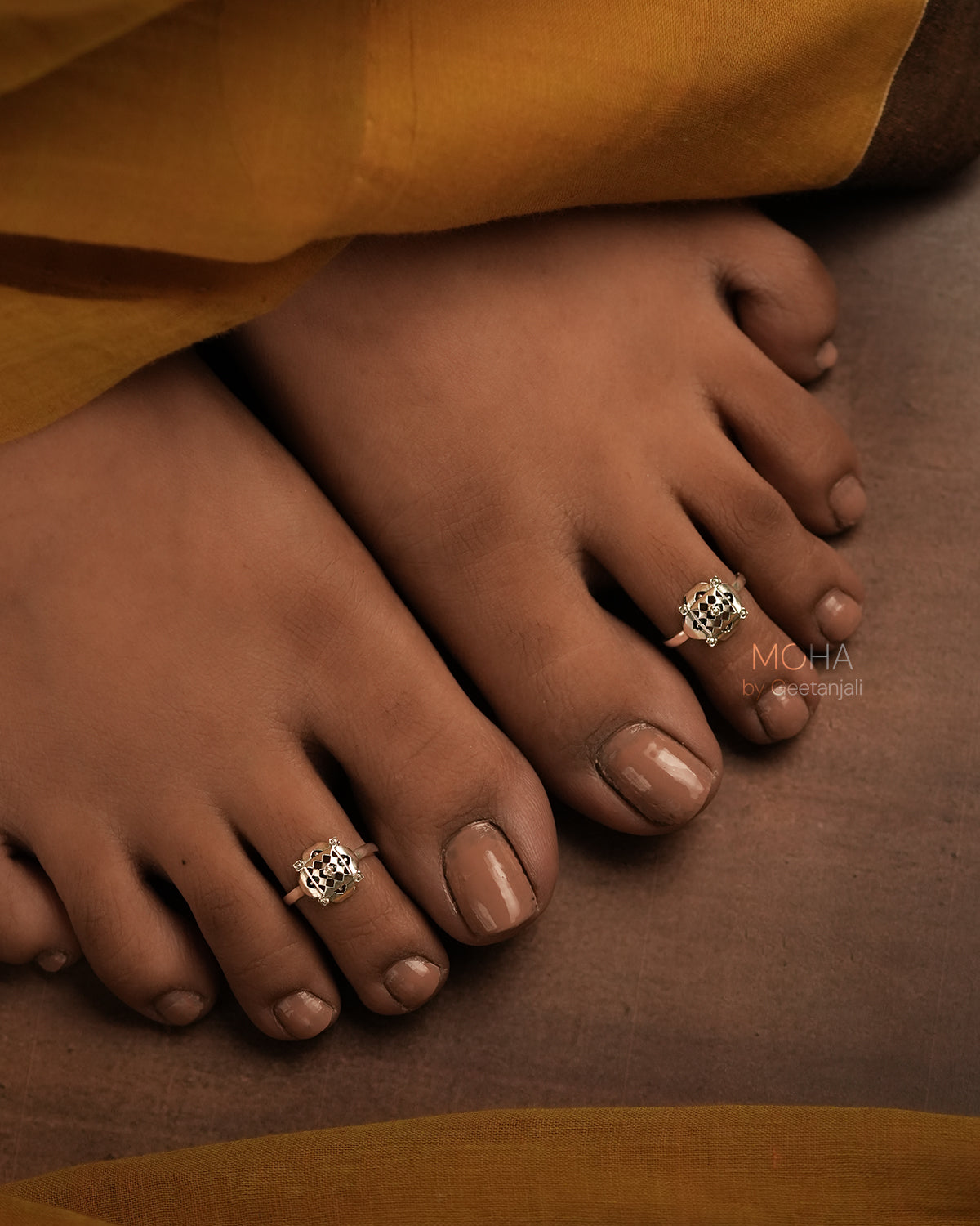 Chak Silver Toe ring by MOHA
