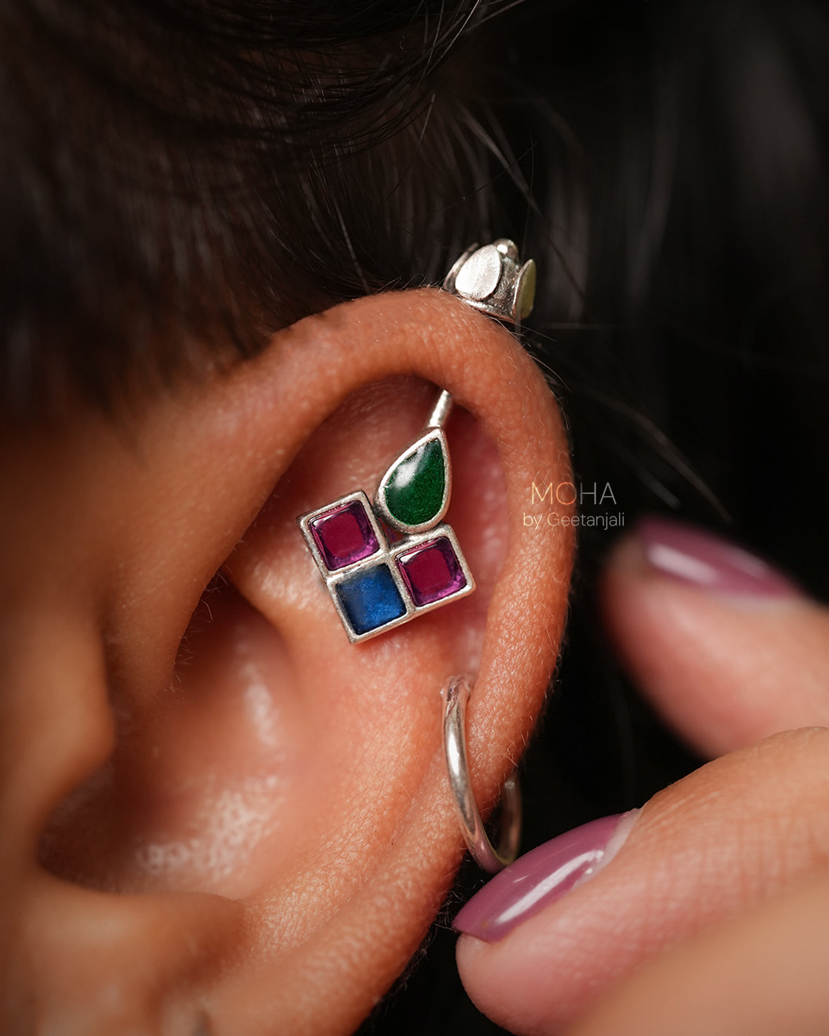 Chakor Silver Bugadi by Moha