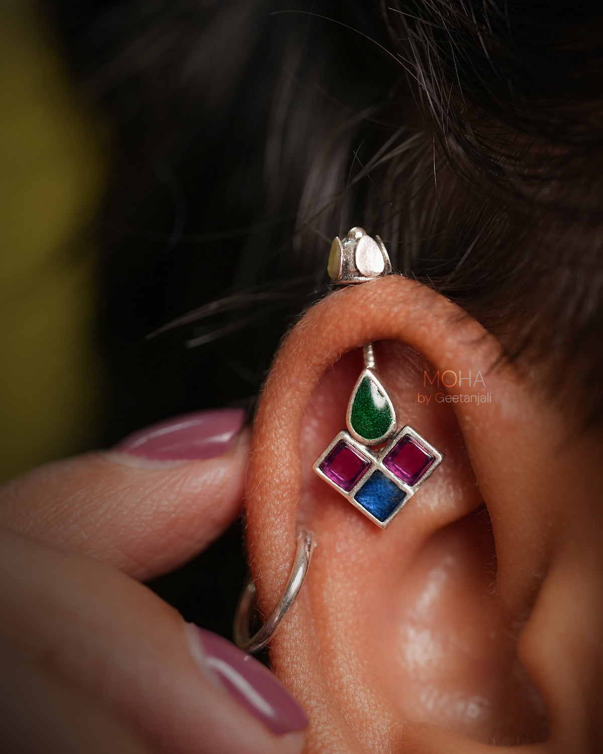 Chakor Silver Bugadi by Moha