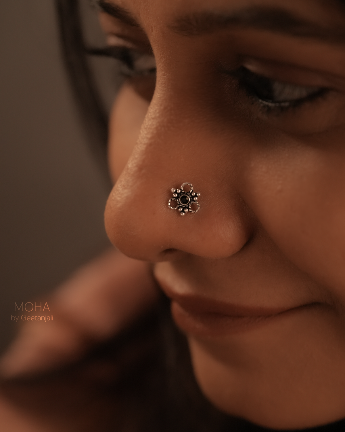 Chakor Silver Nosepin by MOHA