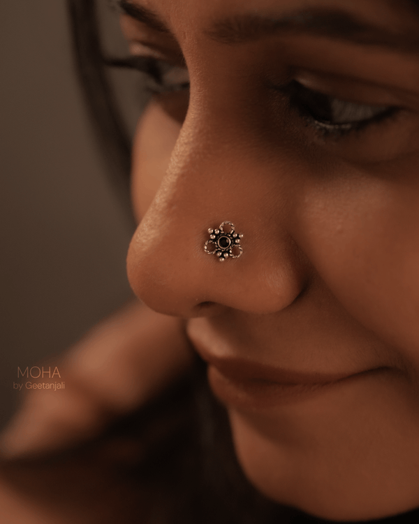 Chakor Silver Nosepin by MOHA