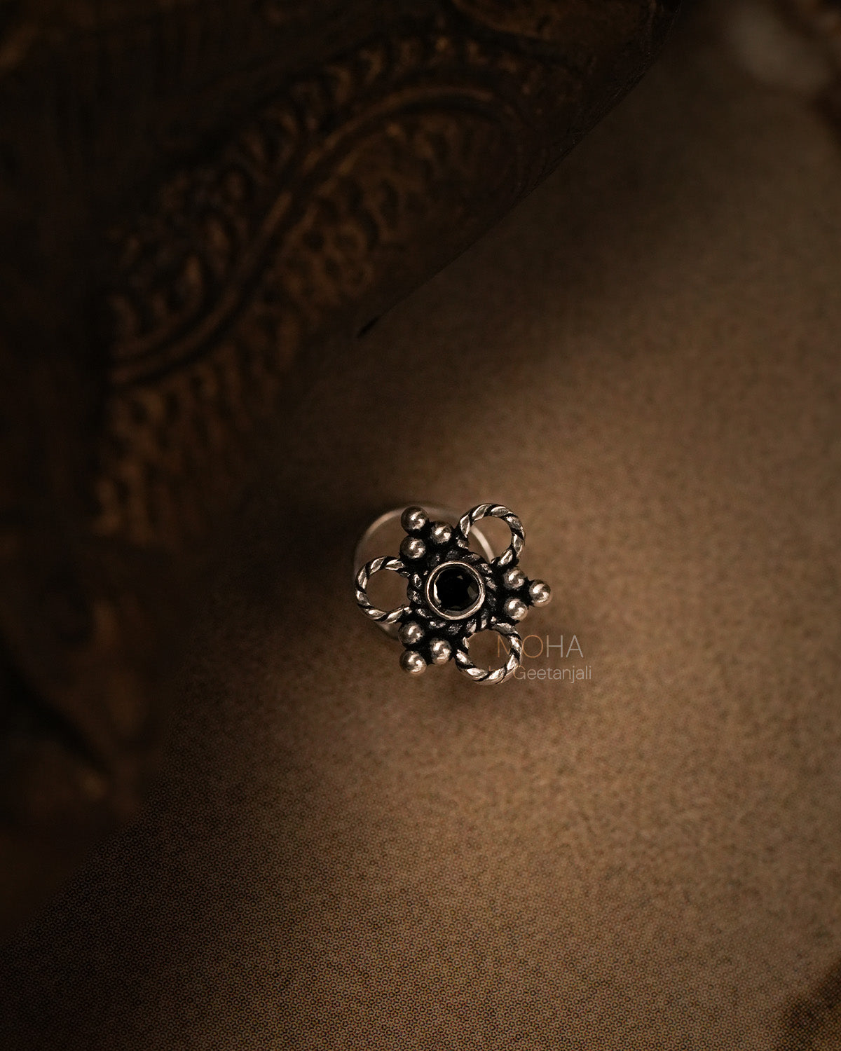 Chakor Silver Nosepin by MOHA