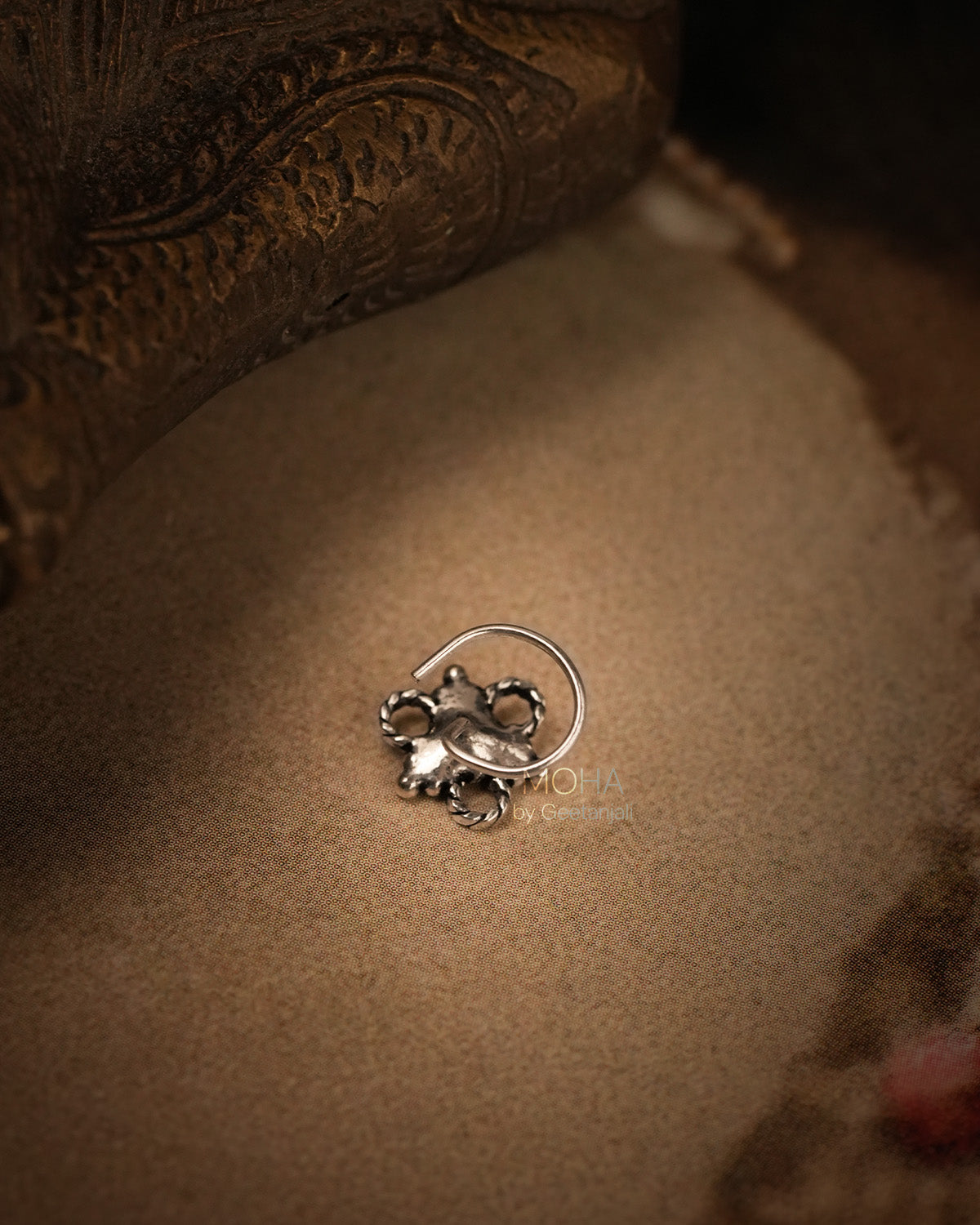 Chakor Silver Nosepin by MOHA