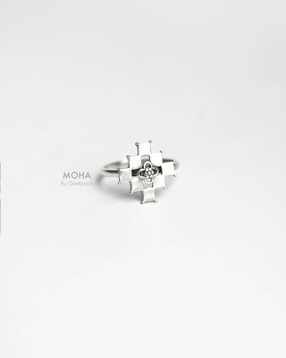 Chakor Silver Finger Ring by Moha