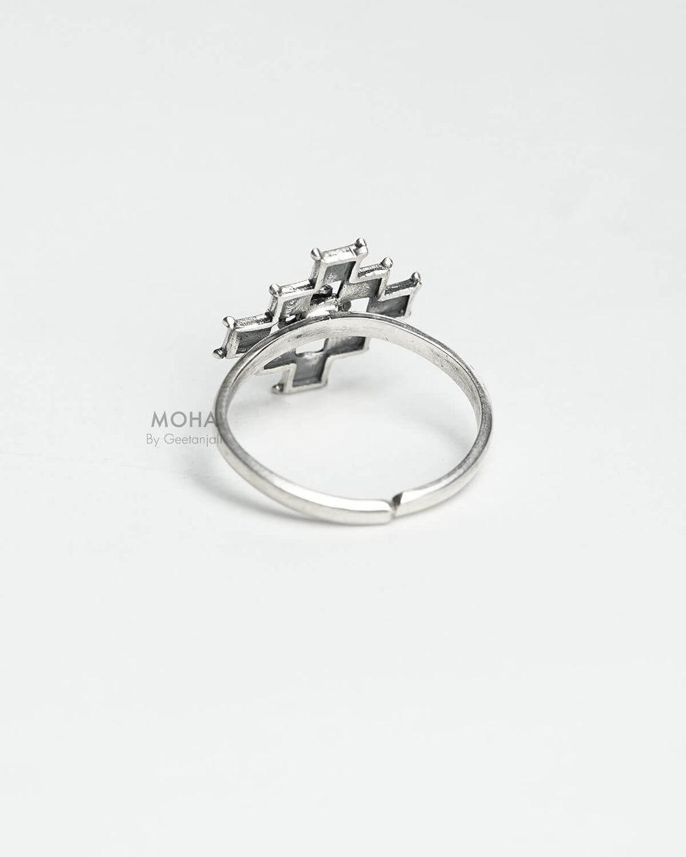 Chakor Silver Finger Ring by Moha
