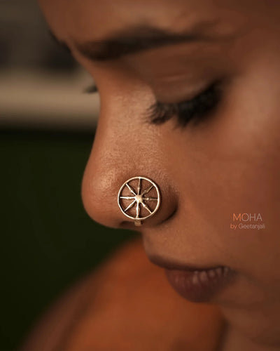 Chakra Nose Pin - Clip On by MOHA