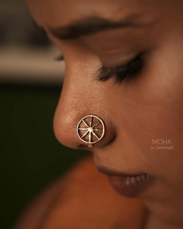 Chakra Nose Pin - Clip On by MOHA