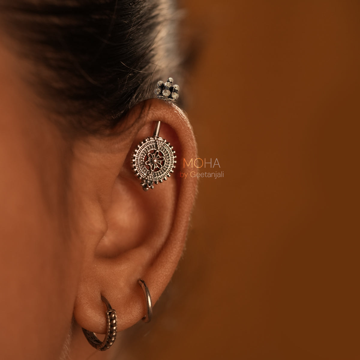 Chakra Silver Bugadi, Pierced by MOHA