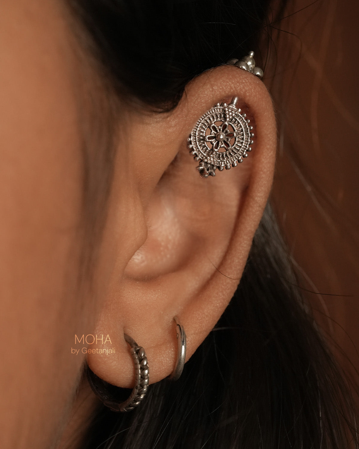 Chakra Silver Bugadi, Pierced by MOHA