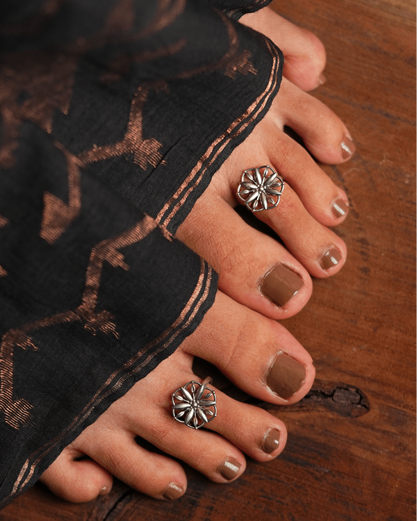 Chakra Silver Toe ring by MOHA