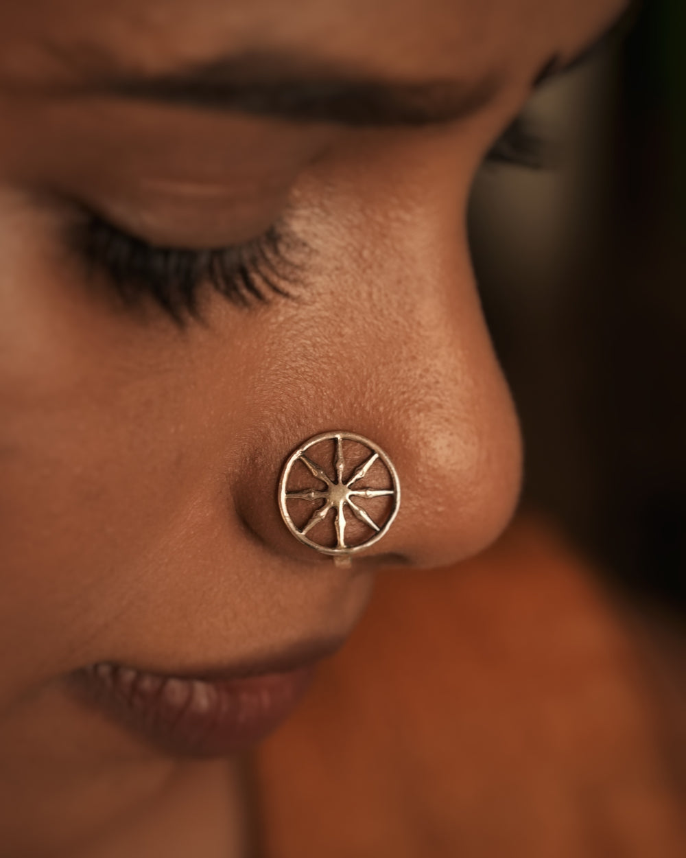 Chakra Nose Pin - Clip On by MOHA