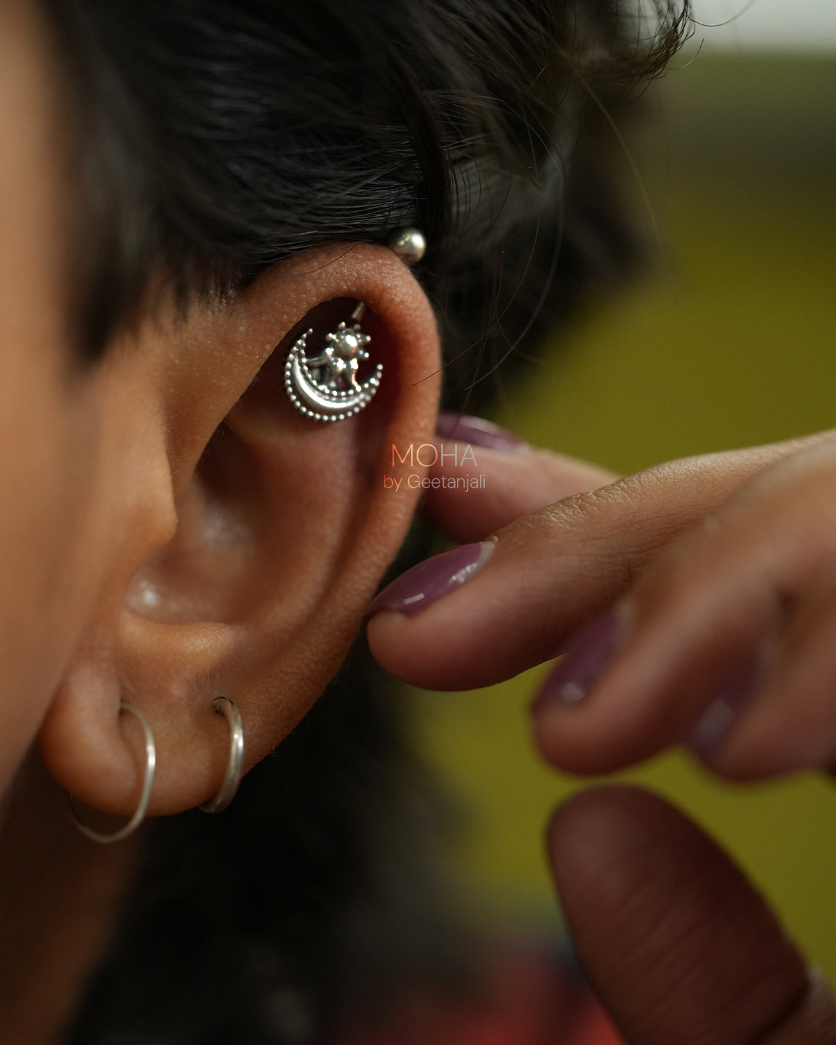 Chand Silver Bugadi Pierced By MOHA