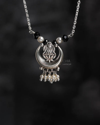 Chandra Lakshmi Silver Mangalsutra by Moha