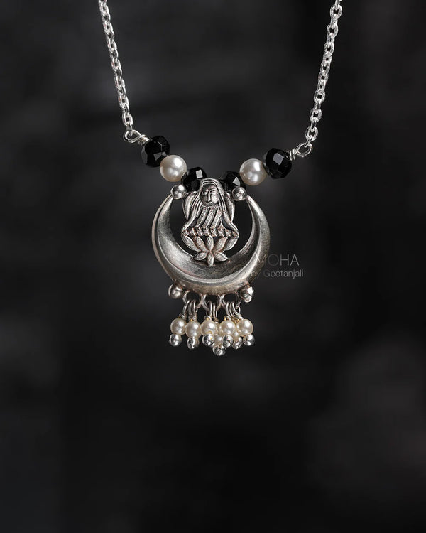 Chandra Lakshmi Silver Mangalsutra by Moha
