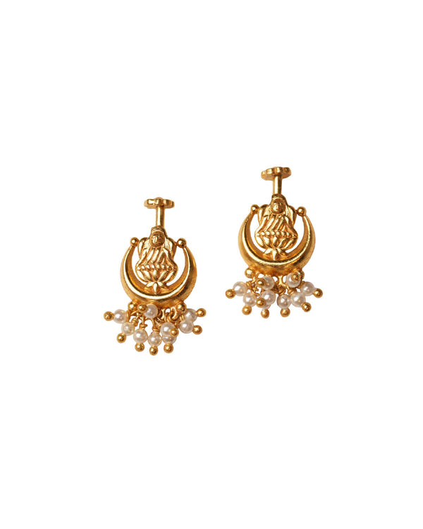 Chandra Lakshmi Silver Bugadi (Gold Plated) by MOHA