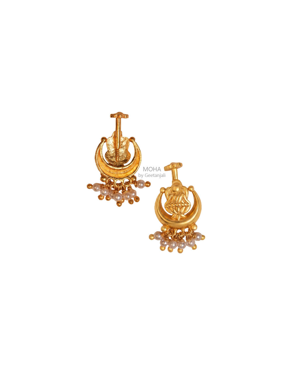Chandra Lakshmi Silver Bugadi (Gold Plated) by MOHA