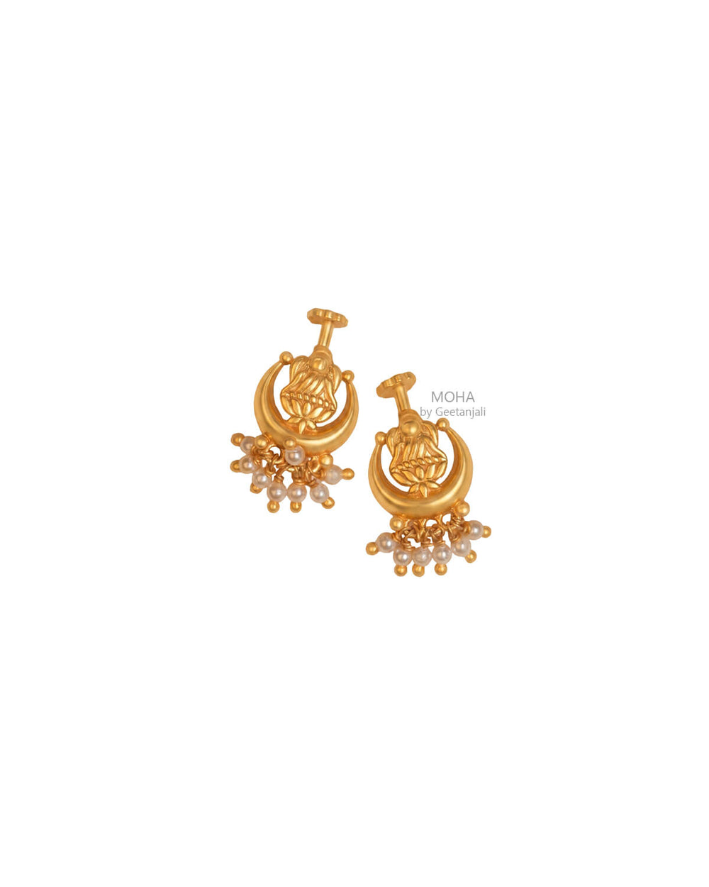 Chandra Lakshmi Silver Bugadi (Gold Plated) by MOHA