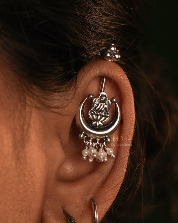 Chandra Lakshmi silver bugadi by Moha