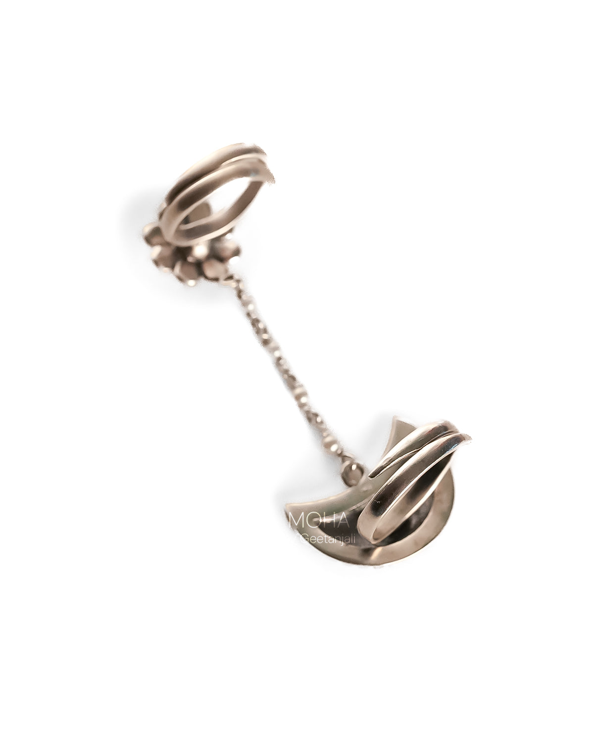 Chandrakor Silver Finger Ring by MOHA