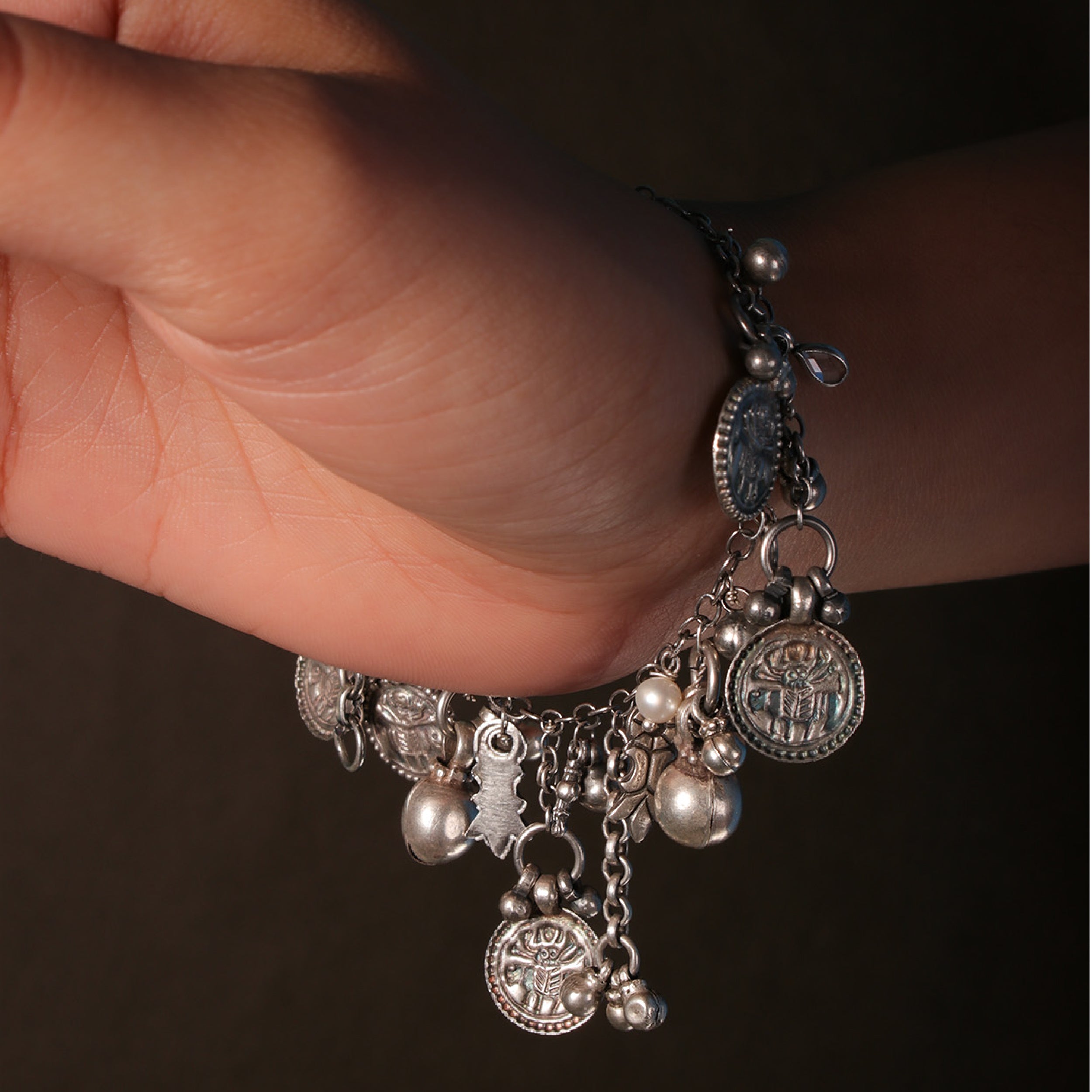 Charms Silver bracelet By MOHA