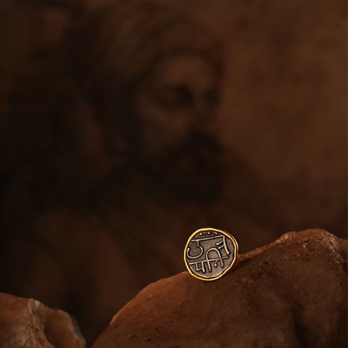Chhatrapati Shivaji Silver Brooch Pin by MOHA
