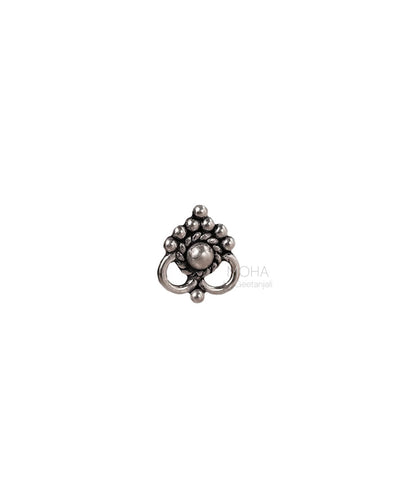 Chhavi Silver Nosepin by MOHA