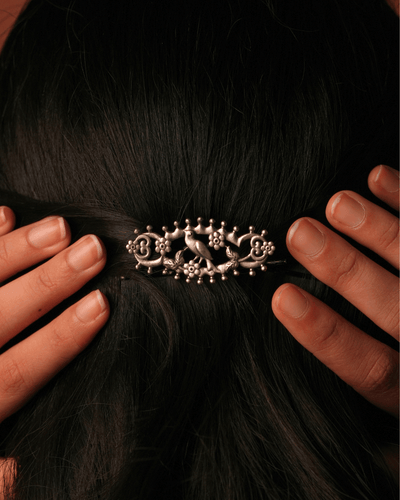 Chiraiya Silver Hairpin by MOHA