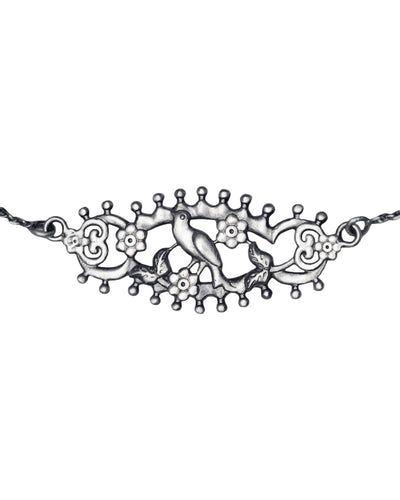 Chiraiya Silver Necklace by MOHA